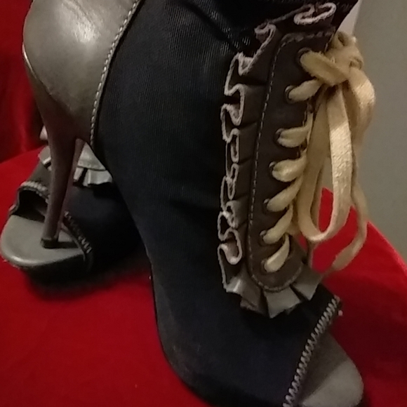 Betsey Johnson Zzoey Peep Toe Bootie - Picture 2 of 7